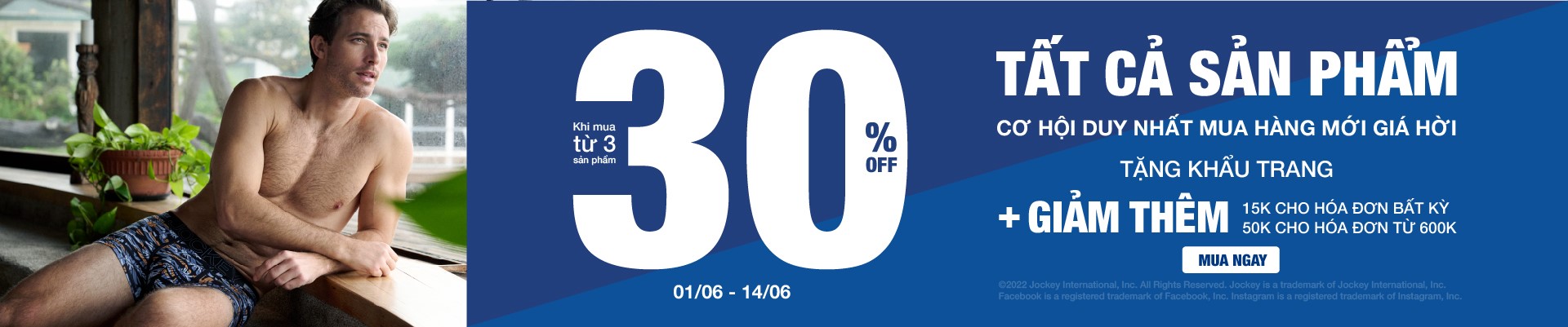 Jockey Mua Nhiều Giảm Nhiều