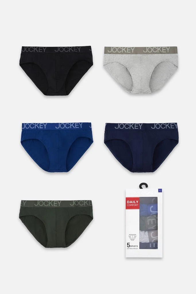 Hộp 05 quần Jockey dáng Brief - 0410P