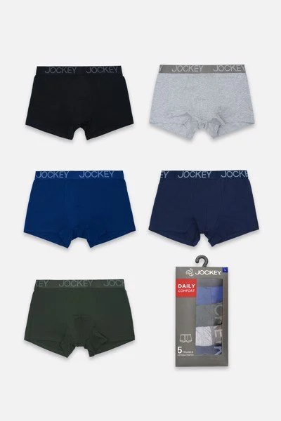 Hộp 05 quần Jockey dáng Trunk - 0411P